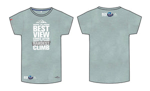 'Best View After the Hardest Climb' Cotton T (Ladies)