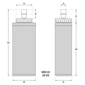 Hydra Cell 600ml Hydrapak Soft Flask