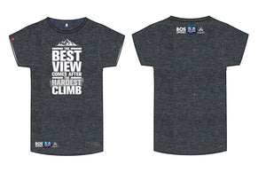 'Best View After the Hardest Climb' Cotton T (Ladies)