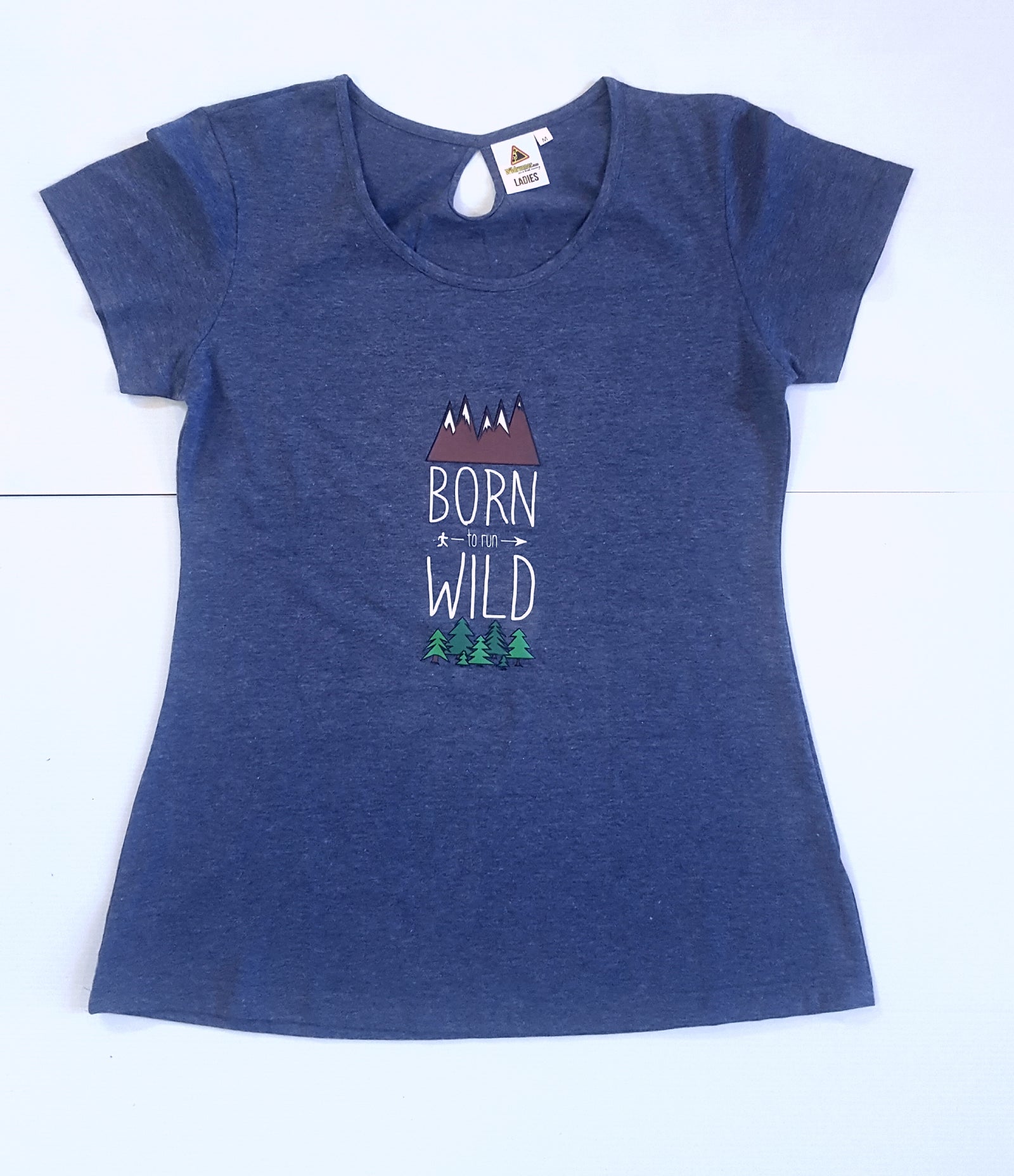 Born to Run Wild Forest Short Sleeve Tee - Ladies
